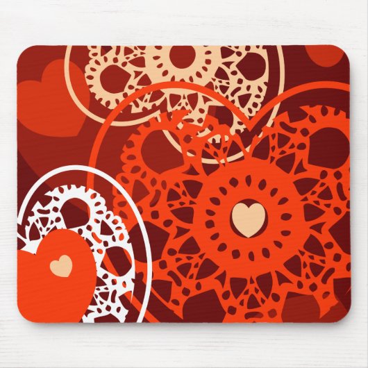 Kunstachtergrond, mousepad muismat (Voorkant)