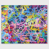 Kunstachtergrond. Naadloos patroon met grunge Cadeaupapier (Vlak)