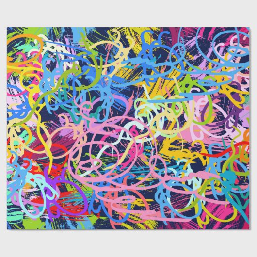 Kunstachtergrond. Naadloos patroon met grunge Cadeaupapier (Vlak)