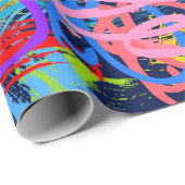 Kunstachtergrond. Naadloos patroon met grunge Cadeaupapier (Rol Hoek)