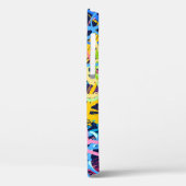 Kunstachtergrond. Naadloos patroon met grunge Case-Mate iPhone Case (Achterkant / Links)