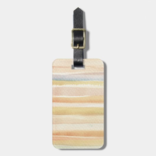 Kunstachtergrond waterverf, textuur bagagelabel (Voorkant verticaal)