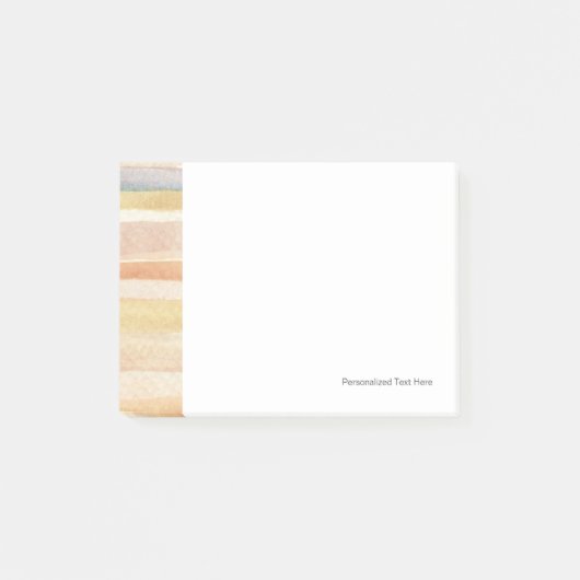 Kunstachtergrond waterverf, textuur post-it® notes (Voorkant)