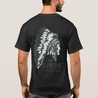 Kunstactivisme op natuurlijke wijze geboren jager t-shirt
