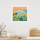 Kunstafdrukken: een barst van affodils, St. Ives Poster (Keuken)