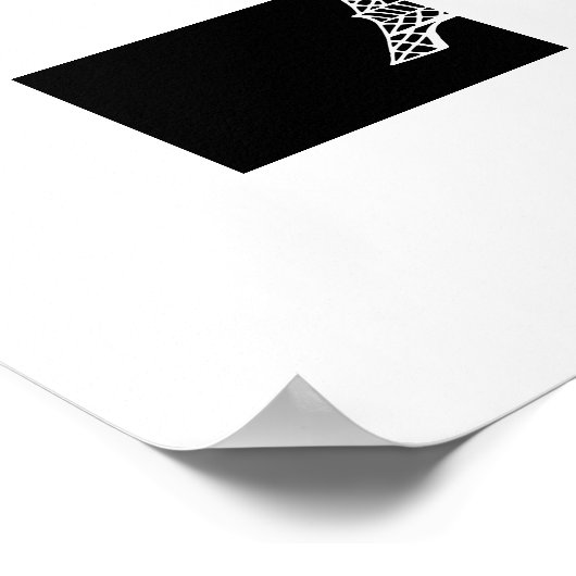 Kunstafdrukken in de Eiffeltoren van Parijs Poster (Hoek)