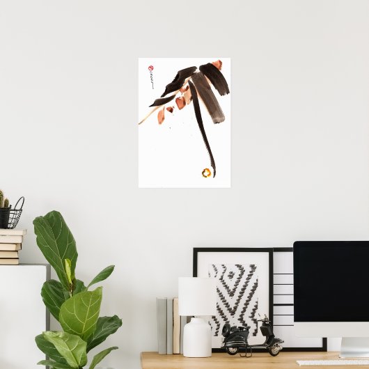 Kunstafdrukken in levensstijl poster (Thuiskantoor)