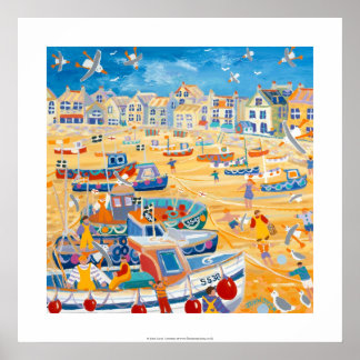 Kunstafdrukken: japonnen en luiers, St. Ives, Corn Poster