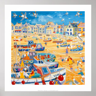 Kunstafdrukken: japonnen en luiers, St. Ives, Corn Poster