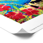 Kunstafdrukken: Magische bergmuziek, Menton Poster (Hoek)