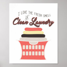 Kunstafdrukken met schone was - Wandwand Poster