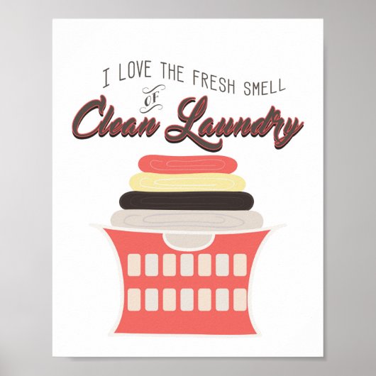 Kunstafdrukken met schone was - Wandwand Poster (Voorkant)