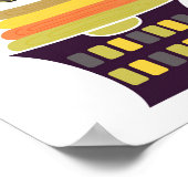 Kunstafdrukken met schone was - Wandwand Poster (Hoek)