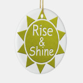 Kunstafdrukken met stijf en schitterend papier keramisch ornament (Rechts)