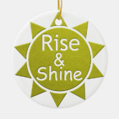 Kunstafdrukken met stijf en schitterend papier keramisch ornament (Voorkant)