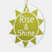 Kunstafdrukken met stijf en schitterend papier keramisch ornament (Links)