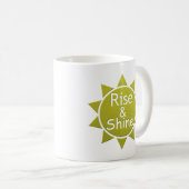 Kunstafdrukken met stijf en schitterend papier koffiemok (Voorkant rechts)