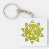 Kunstafdrukken met stijf en schitterend papier sleutelhanger (voorkant)