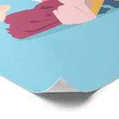 Kunstafdrukken op wasdag poster (Hoek)