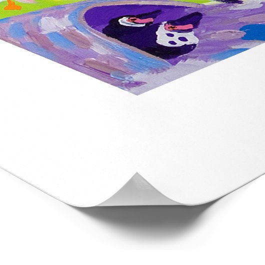 Kunstafdrukken: Peckish Penguins Poster (Hoek)