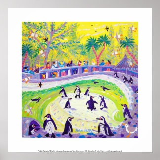 Kunstafdrukken: Peckish Penguins Poster