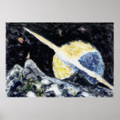 Kunstafdrukken ruimtevaart poster (Voorkant)