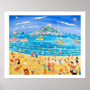 Kunstafdrukken: Sint Michael's berg. Grote canvas  Poster
