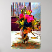 Kunstafdrukken van de bloemenbloemen van de liefde poster (Voorkant)