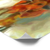 Kunstafdrukken van de bloemenbloemen van de liefde poster (Hoek)