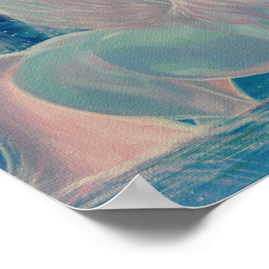 Kunstafdrukken van "Iridescent World" Poster (Hoek)