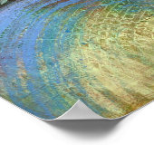 Kunstafdrukken van originele Abstracte schilderije Poster (Hoek)