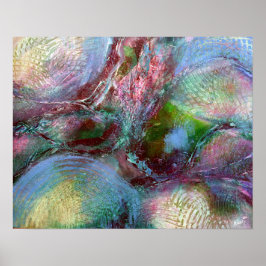 Kunstafdrukken van originele Abstracte schilderije Poster