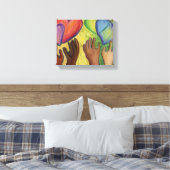 Kunstafdrukken van schilderCanvas met verschillend Canvas Afdruk (Insitu (Slaapkamer))