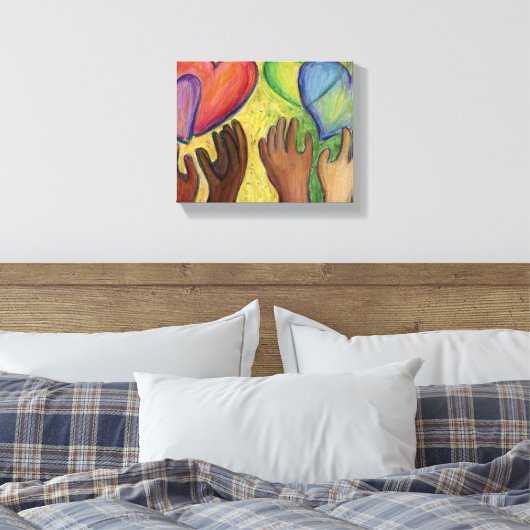 Kunstafdrukken van schilderCanvas met verschillend Canvas Afdruk (Insitu (Slaapkamer))