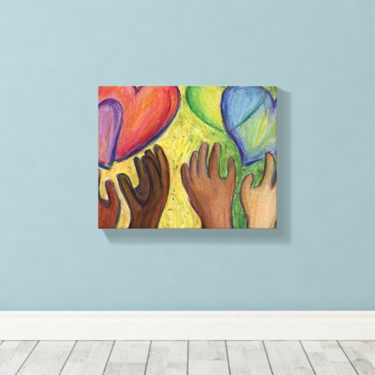 Kunstafdrukken van schilderCanvas met verschillend Canvas Afdruk (Insitu (Houten vloer))