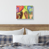 Kunstafdrukken van schilderCanvas met verschillend Canvas Afdruk (Insitu (Slaapkamer))
