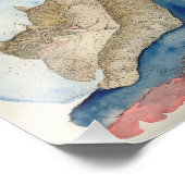 Kunstafdrukken voor moeder en baby kitten foto afdruk (Hoek)