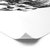 Kunstafdrukken voor schedel en vlinders poster (Hoek)