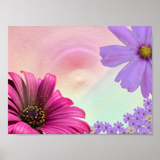 KUNSTAFDRUKKING OP TEXTURED CANVAS STUNTEN POSTER (Voorkant)