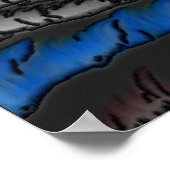 KUNSTAFDRUKKING OP TEXTURED CANVAS STUNTEN POSTER (Hoek)