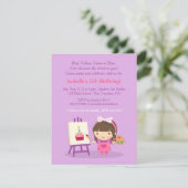 Kunstambachtelijke schilderijen - uitnodiging van  (Staand voorkant)