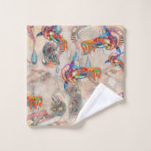 Kunstanaloge Mind tekening Bad Handdoek (Wasdoekje)