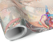 Kunstanaloge Mind tekening Cadeaupapier (Rol Hoek)