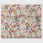 Kunstanaloge Mind tekening Cadeaupapier (Vlak)