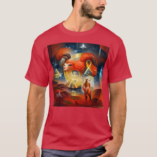 Kunstarealen die door AI zijn gegenereerd T-shirt