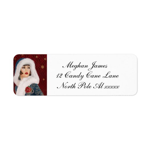  kunstartikel deco - kerstlabel etiket (Voorkant)