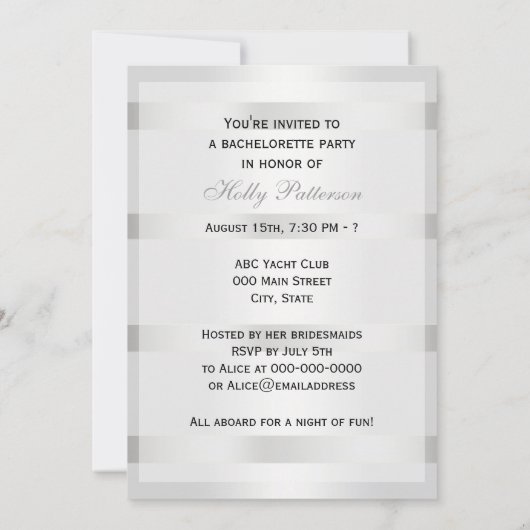  kunstartikel deco Plume Black/Bachelorette Kaart (Achterkant)