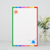 Kunstartikelen Briefpapier (Staand voorkant)