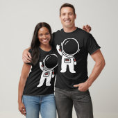 Kunstastronaut in ruimte-artistieke ruimte t-shirt (Unisex)