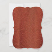 Kunstbachelorette, leder en suede kaart (Achterkant)